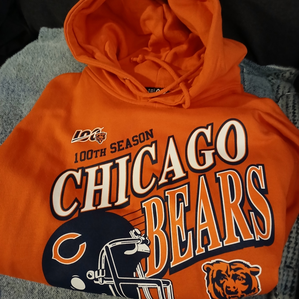 Chicago Bears Orange Hoodie
